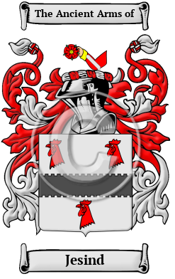 Jesind Family Crest Download (JPG) Heritage Series - 600 DPI