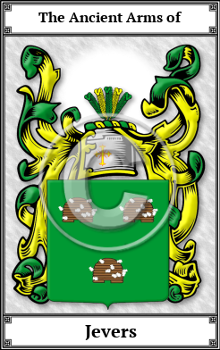 Jevers Family Crest Download (JPG)  Book Plated - 150 DPI