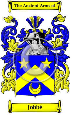Jobbé Family Crest/Coat of Arms
