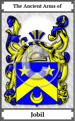 Jobil Family Crest Download (JPG)  Book Plated - 150 DPI