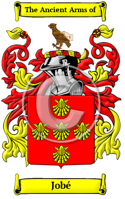 Jobé Family Crest/Coat of Arms