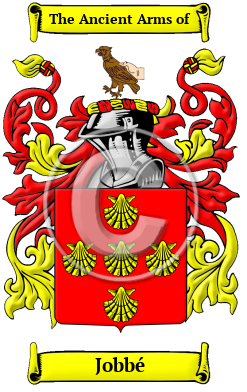 Jobbé Family Crest/Coat of Arms