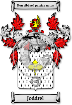 Joddrel Family Crest Download (jpg) Legacy Series - 150 DPI