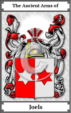 Joels Family Crest Download (JPG)  Book Plated - 150 DPI