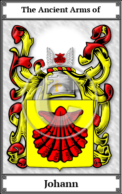 Johann Family Crest Download (JPG)  Book Plated - 150 DPI