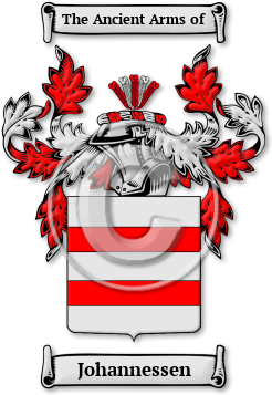 Johannessen Family Crest Download (jpg) Legacy Series - 150 DPI