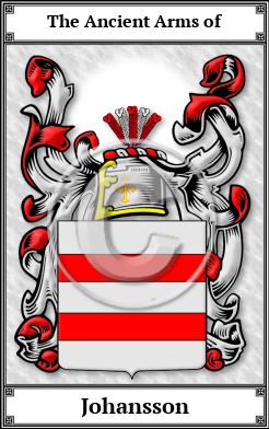 Johansson Family Crest Download (JPG)  Book Plated - 150 DPI