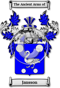 Jansson Family Crest Download (jpg) Legacy Series - 150 DPI