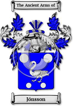 Jónsson Family Crest Download (jpg) Legacy Series - 150 DPI