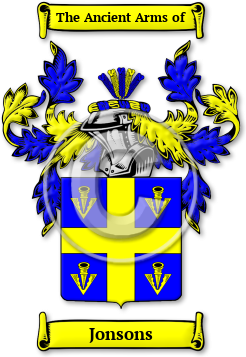 Jonsons Family Crest Download (jpg) Legacy Series - 150 DPI