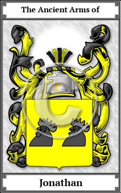 Jonathan Family Crest Download (JPG)  Book Plated - 150 DPI