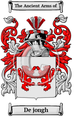 De jongh Family Crest Download (JPG) Heritage Series - 300 DPI