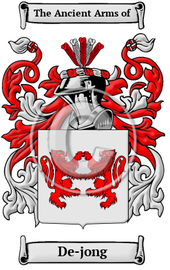 De-jong Family Crest Download (JPG) Heritage Series - 300 DPI