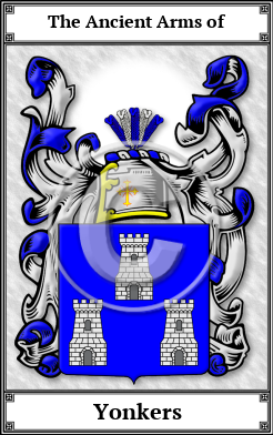 Yonkers Family Crest Download (JPG)  Book Plated - 150 DPI