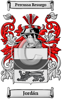 Jordán Family Crest/Coat of Arms
