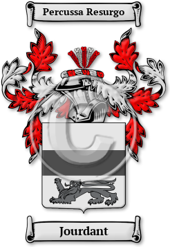 Jourdant Family Crest Download (jpg) Legacy Series - 150 DPI
