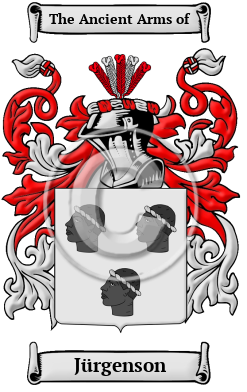 Jürgenson Family Crest Download (JPG) Heritage Series - 600 DPI