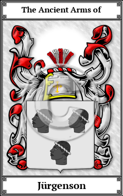 Jürgenson Family Crest Download (JPG)  Book Plated - 150 DPI