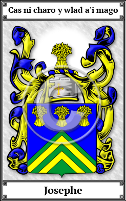 Josephe Family Crest Download (JPG)  Book Plated - 150 DPI