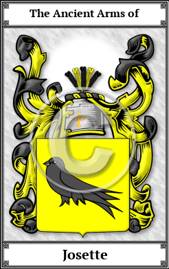 Josette Family Crest Download (JPG)  Book Plated - 150 DPI