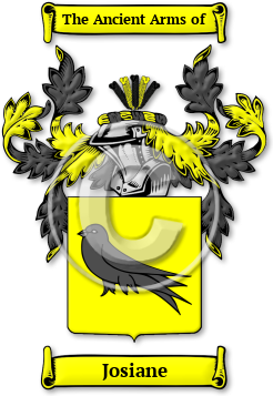 Josiane Family Crest Download (jpg) Legacy Series - 150 DPI