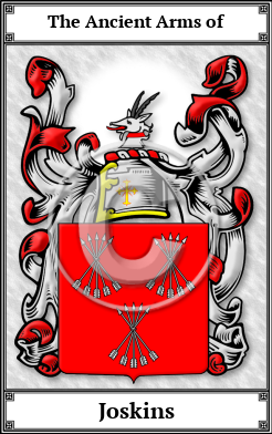 Joskins Family Crest Download (JPG) Book Plated - 600 DPI