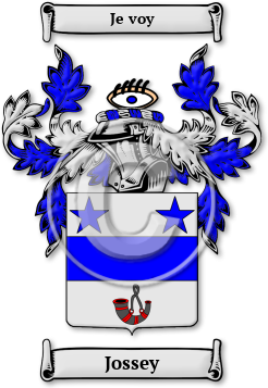 Jossey Family Crest Download (JPG) Legacy Series - 600 DPI