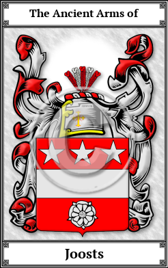 Joosts Family Crest Download (JPG) Book Plated - 600 DPI