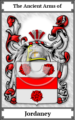 Jordaney Family Crest Download (JPG)  Book Plated - 150 DPI