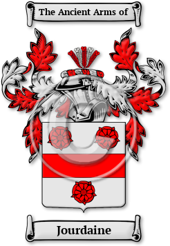 Jourdaine Family Crest Download (jpg) Legacy Series - 150 DPI