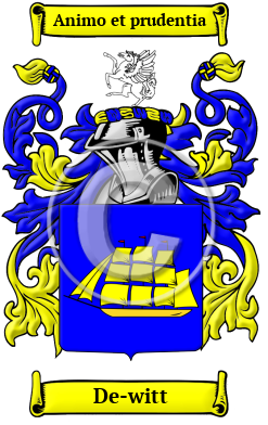 De-witt Family Crest Download (JPG) Heritage Series - 300 DPI