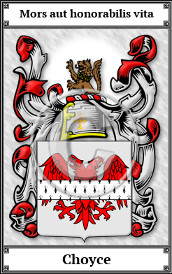 Choyce Family Crest Download (JPG) Book Plated - 600 DPI