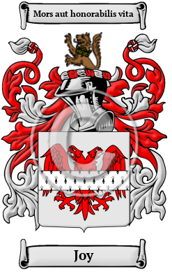 Joy Family Crest Download (JPG) Heritage Series - 600 DPI