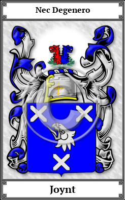 Joynt Family Crest Download (JPG) Book Plated - 600 DPI