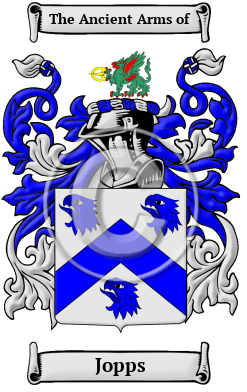 Jopps Family Crest/Coat of Arms