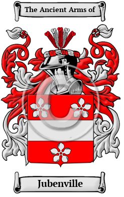 Jubenville Family Crest Download (JPG) Heritage Series - 600 DPI