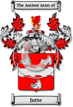 Jutte Family Crest Download (jpg) Legacy Series - 150 DPI