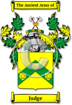 Judge Family Crest Download (JPG) Legacy Series - 600 DPI