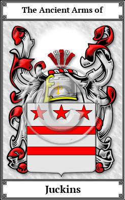 Juckins Family Crest Download (JPG)  Book Plated - 150 DPI