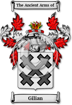 Gilian Family Crest Download (jpg) Legacy Series - 150 DPI