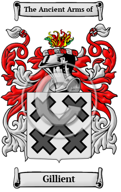 Gillient Family Crest Download (JPG) Heritage Series - 600 DPI