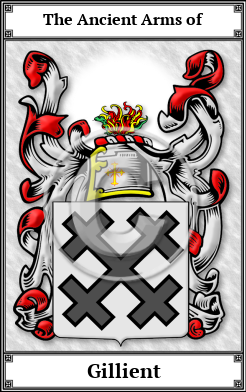 Gillient Family Crest Download (JPG)  Book Plated - 150 DPI