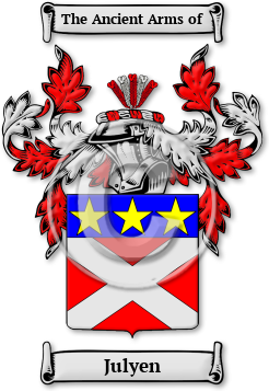 Julyen Family Crest Download (jpg) Legacy Series - 150 DPI