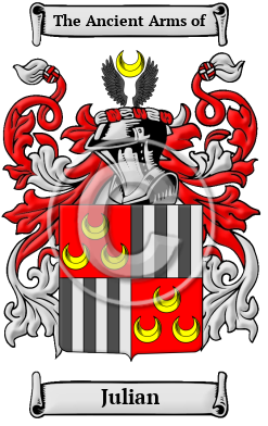 Julian Family Crest Download (JPG) Heritage Series - 600 DPI