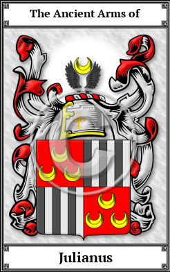 Julianus Family Crest Download (JPG)  Book Plated - 150 DPI