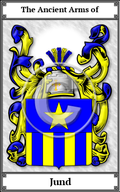 Jund Family Crest Download (JPG)  Book Plated - 150 DPI