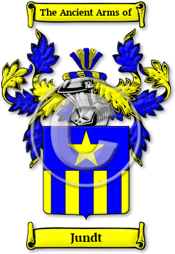 Jundt Family Crest Download (jpg) Legacy Series - 150 DPI