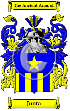 Junta Family Crest/Coat of Arms