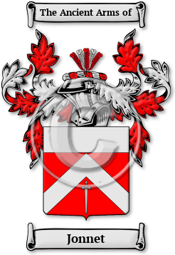 Jonnet Family Crest Download (jpg) Legacy Series - 150 DPI