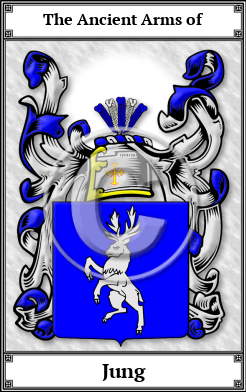 Jung Family Crest Download (JPG)  Book Plated - 150 DPI